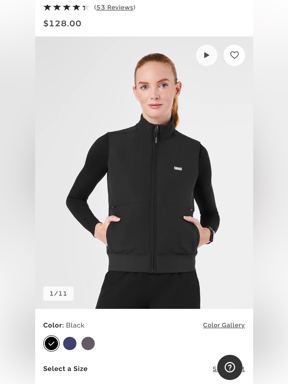 Figs On-shift vest